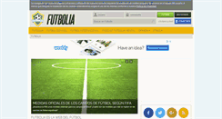 Desktop Screenshot of futbolia.com